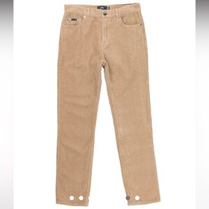 RUSTY Rifts 5 Pocket Pant Light Fennel Corduroy Straight Fit   Size 38 NEW